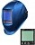 Сварочная маска хамелеон - Сварочная маска с автоматическим светофильтром Tecmen ADF - 820S TM16 Синяя