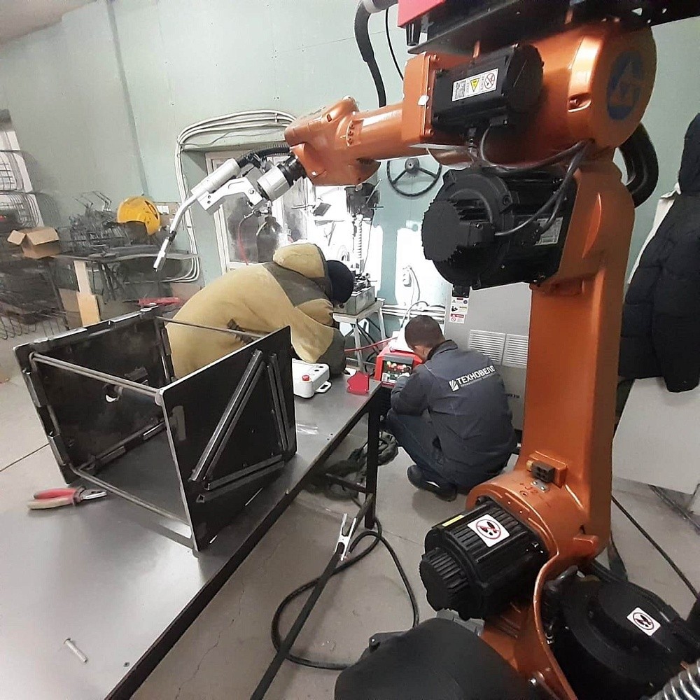 Внедрение сварочного робота GSK RH06 с импульсным источником Megmeet PM400F, г. Иваново